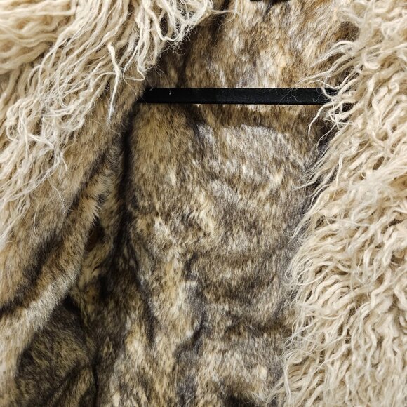 Brown Corduroy Faux Fur Vest - Picture 2 of 7